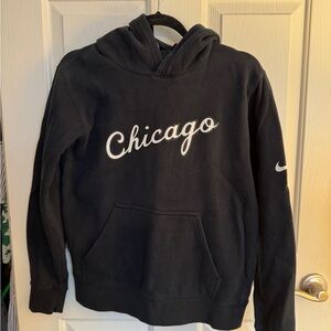 Youth Nike Black Hoodie with NBA Logo